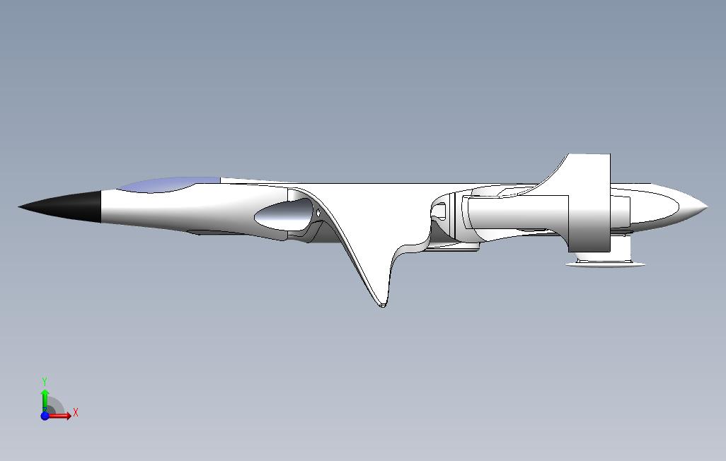 VTOL战斗机_SOLIDWORKS 2011_模型图纸免费下载 – 懒石网