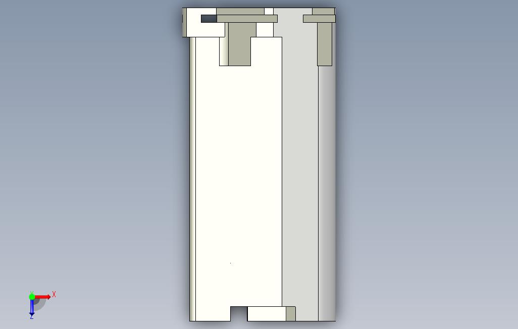 假Knex电池,使用外部PSU(Inventor源) 俯视图