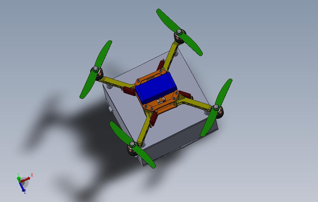 四架直升机（无人机）