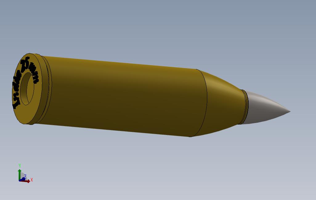 子弹_SOLIDWORKS 2016_模型图纸免费下载 – 懒石网