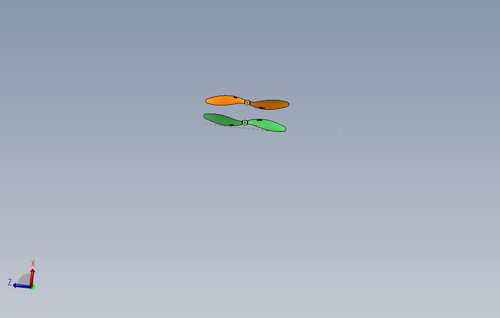 左和右螺旋桨