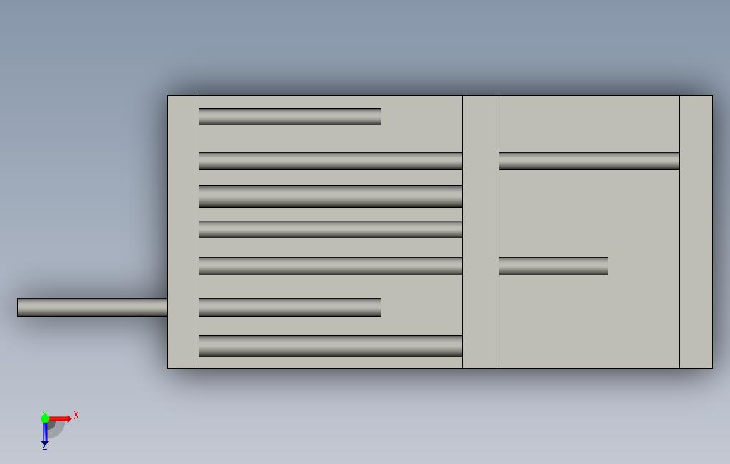 教程:Solidworks(基本挤出) 俯视图