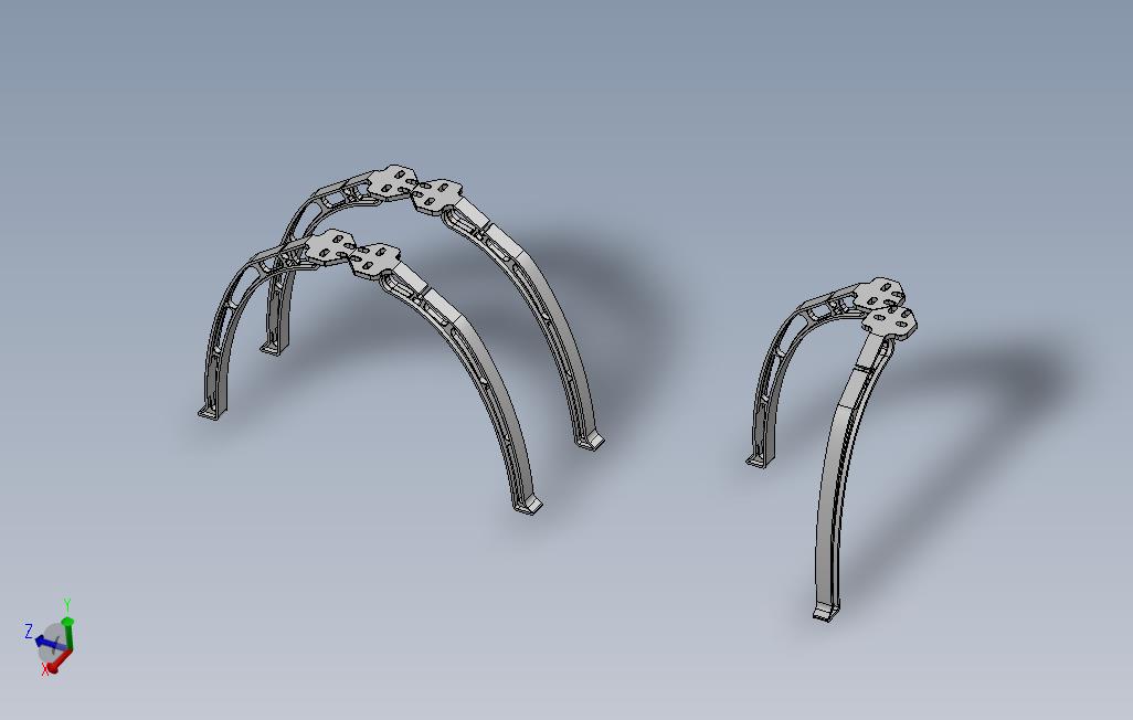 无人机起落架（四边形）