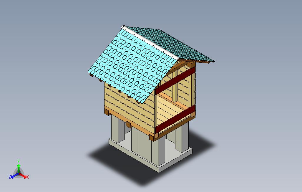 木结构小屋