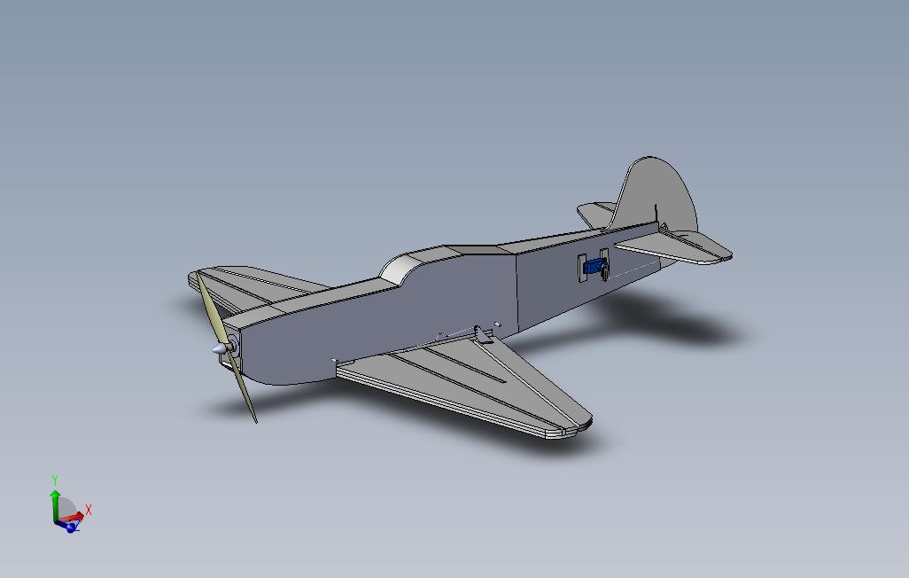 模型飞机Yak-9u1:12用于空战
