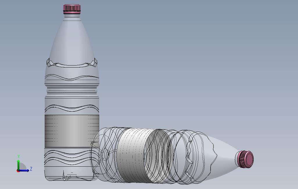 水瓶 左侧视图