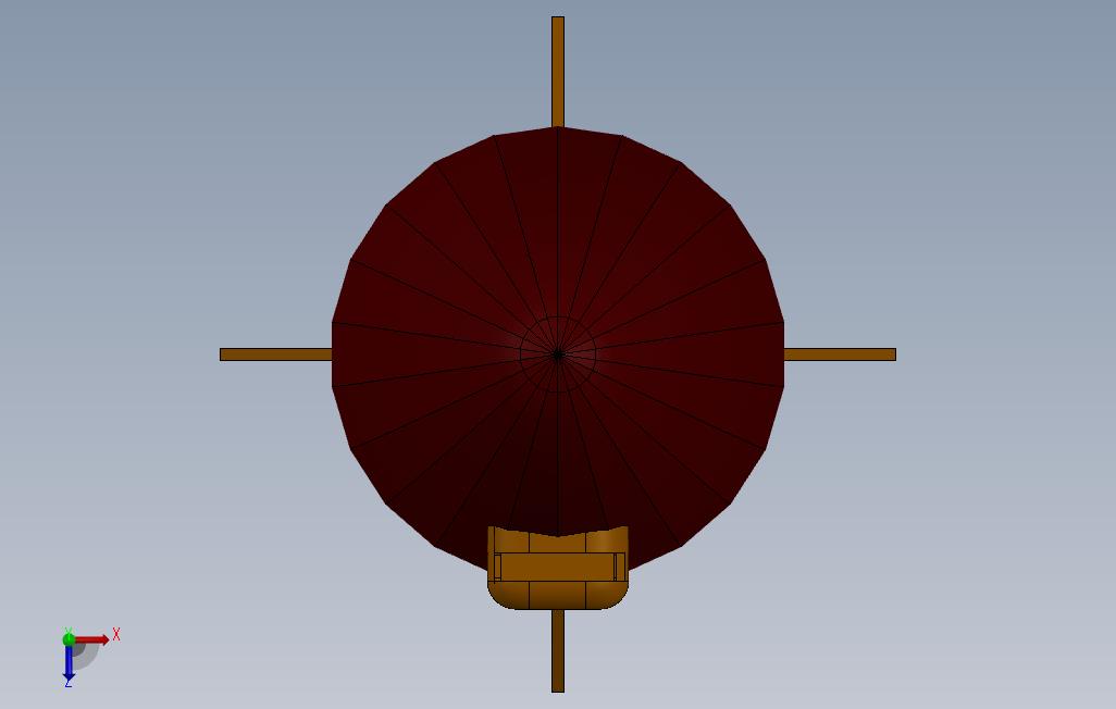 现代飞艇 Solidworks 2016 模型图纸免费下载 懒石网