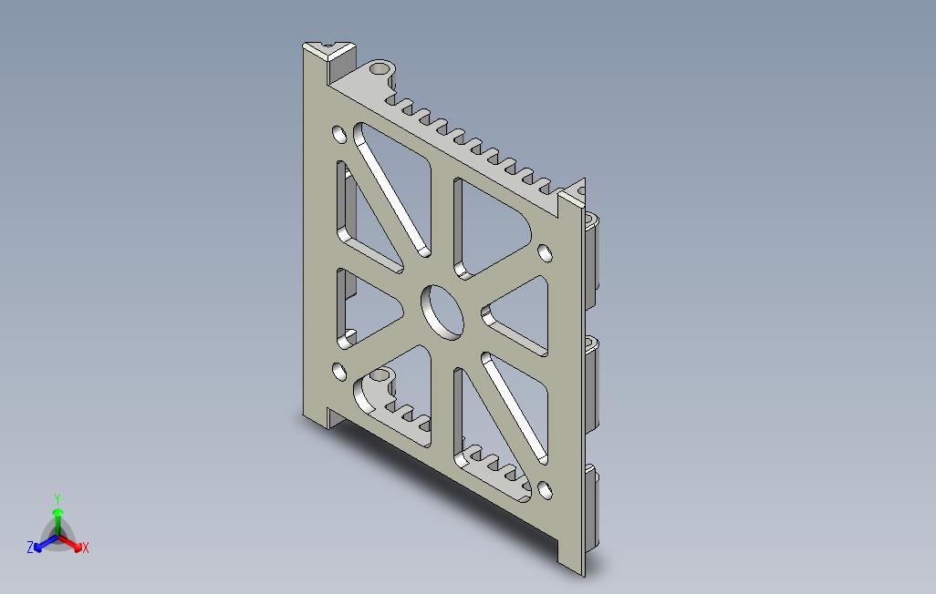 用于FDM3D打印的单面板立方体