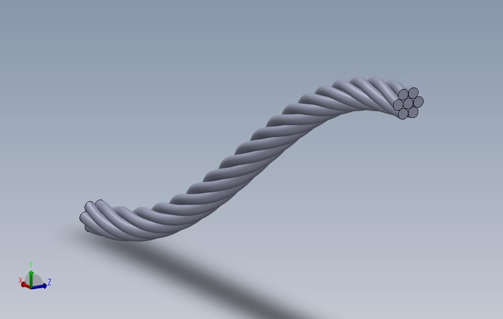 钢丝绳837参数表详解_SOLIDWORKS_免费图纸_模型下载 – 懒石网