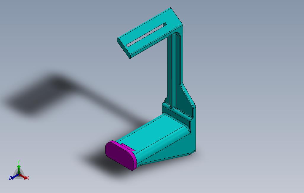3D打印丝轴座 主视图