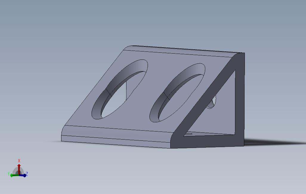 4x8铝型材转角，Solidworks217