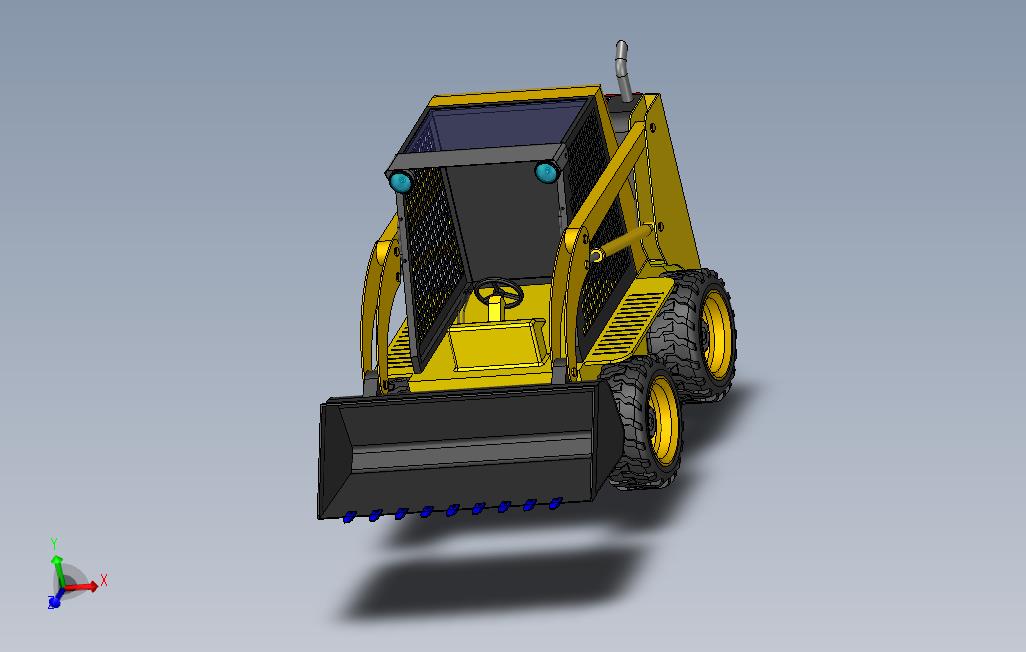 Bobcat组装和渲染solidworks212