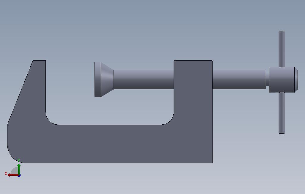 C 夹子 Solidworks 2012 模型图纸免费下载 懒石网