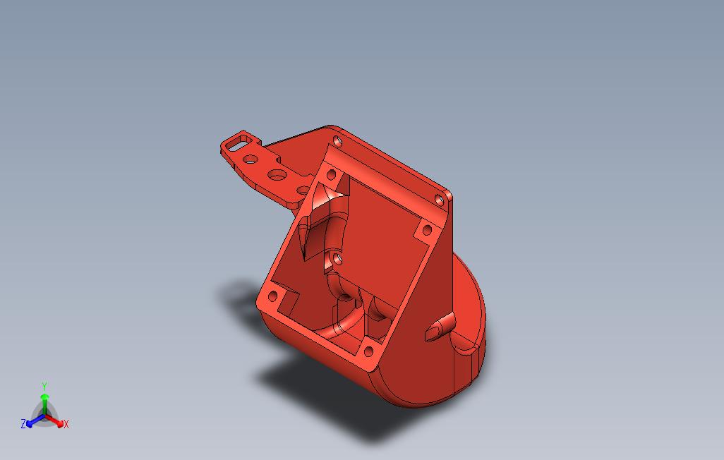 e3dHemera喷嘴风扇支架4毫米，带不带Bl触摸