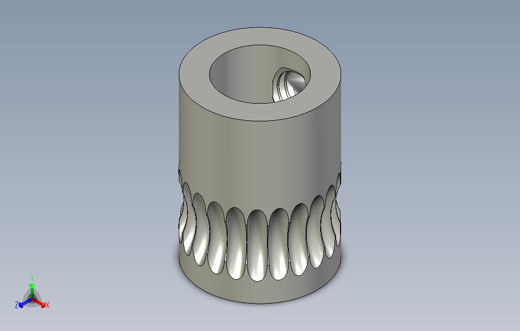 e3d滚齿，内径5mm，带定位螺钉，外径8mm。