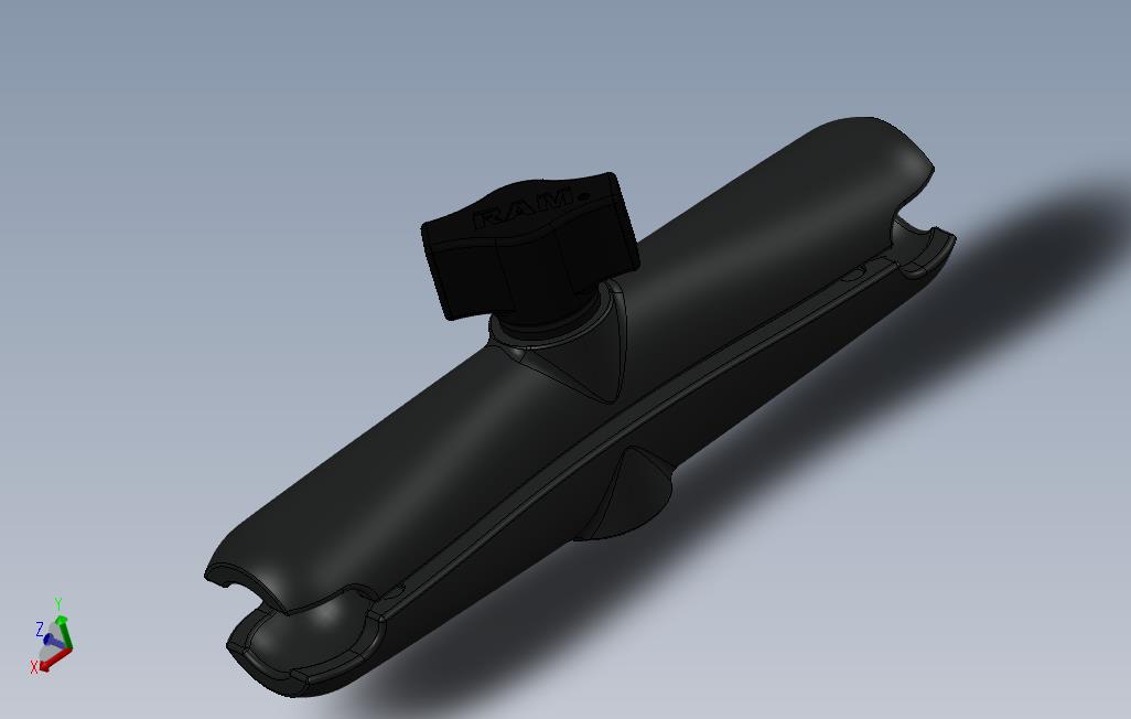 RAM-B-238C5.25英寸中心夹1英寸滚珠
