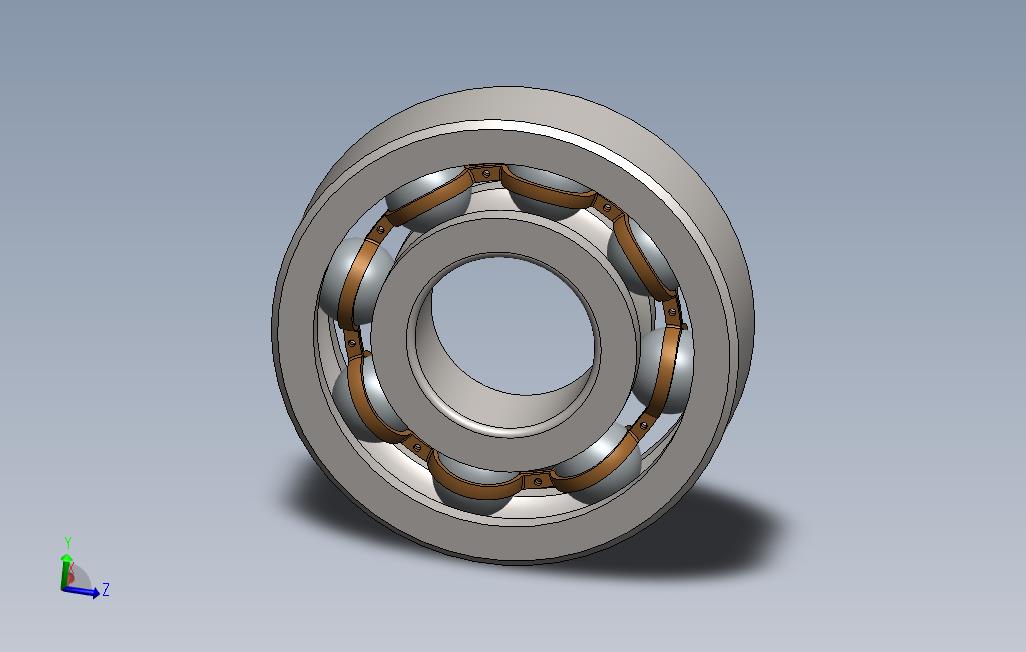 SolidWorks中滚珠轴承的设计与装配