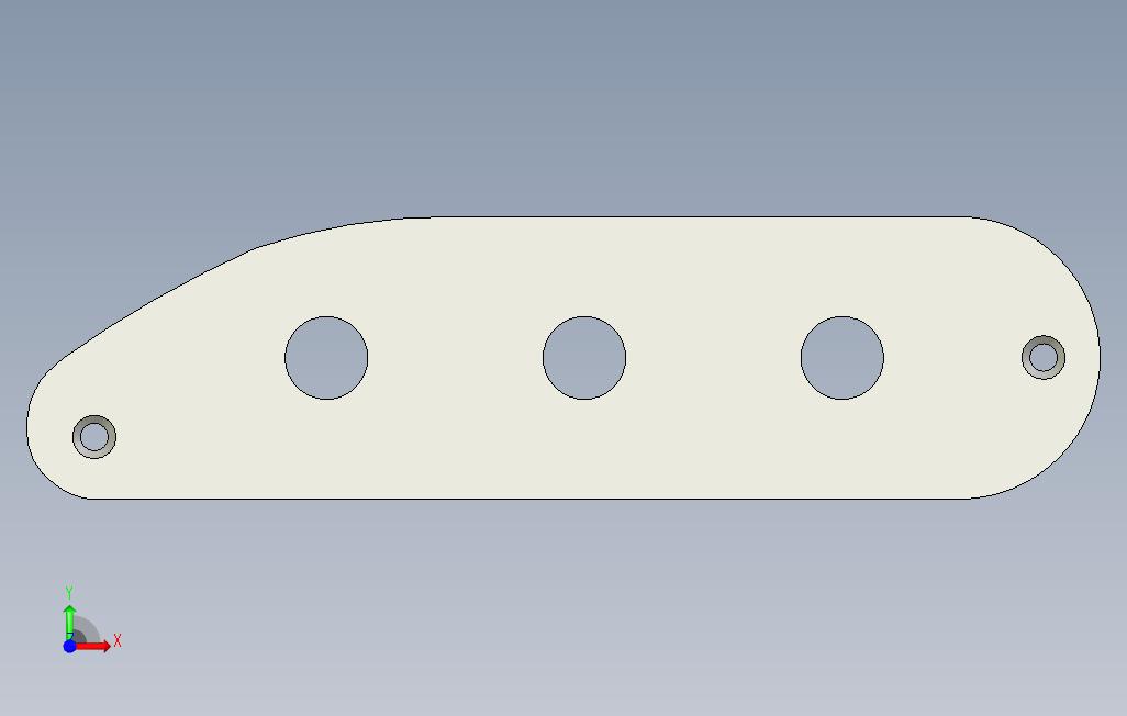 Squier51三旋钮板 正面视图