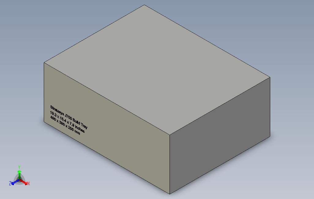 Stratasys3D打印机构建托盘卷 主视图