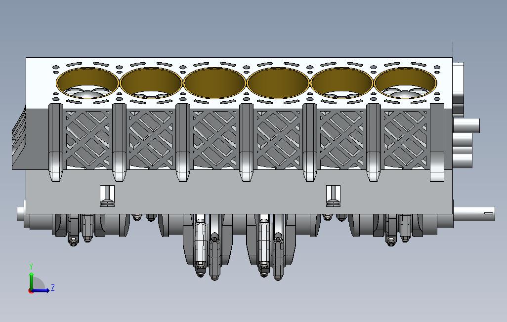 V12发动机_SOLIDWORKS 2010_模型图纸免费下载 – 懒石网