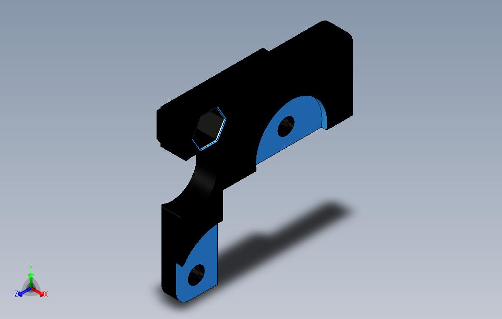 可调BL触摸传感器安装，适用于Ender3和CR1混音-1毫米厚的安装