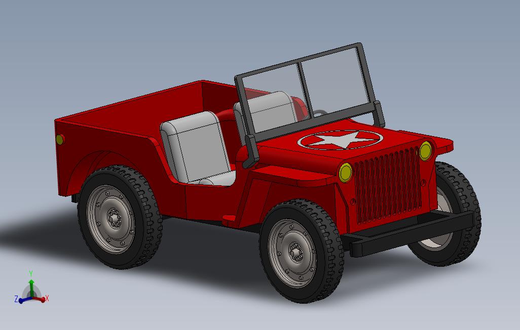 吉普组装和渲染solidworks212