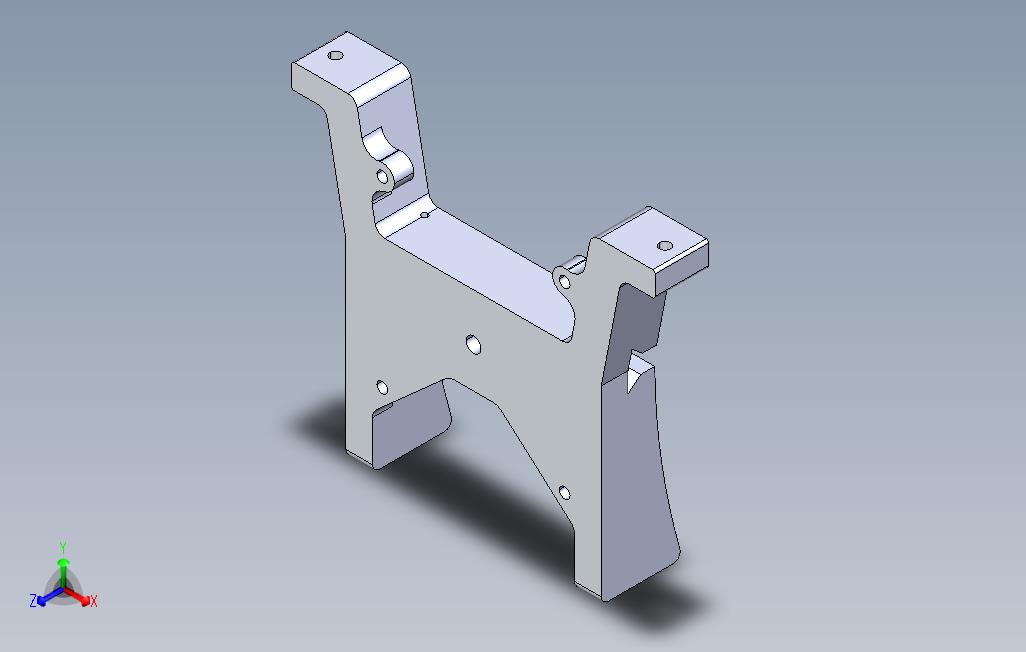 带VESA75底座的DVD播放器支架，适用于特斯拉3型