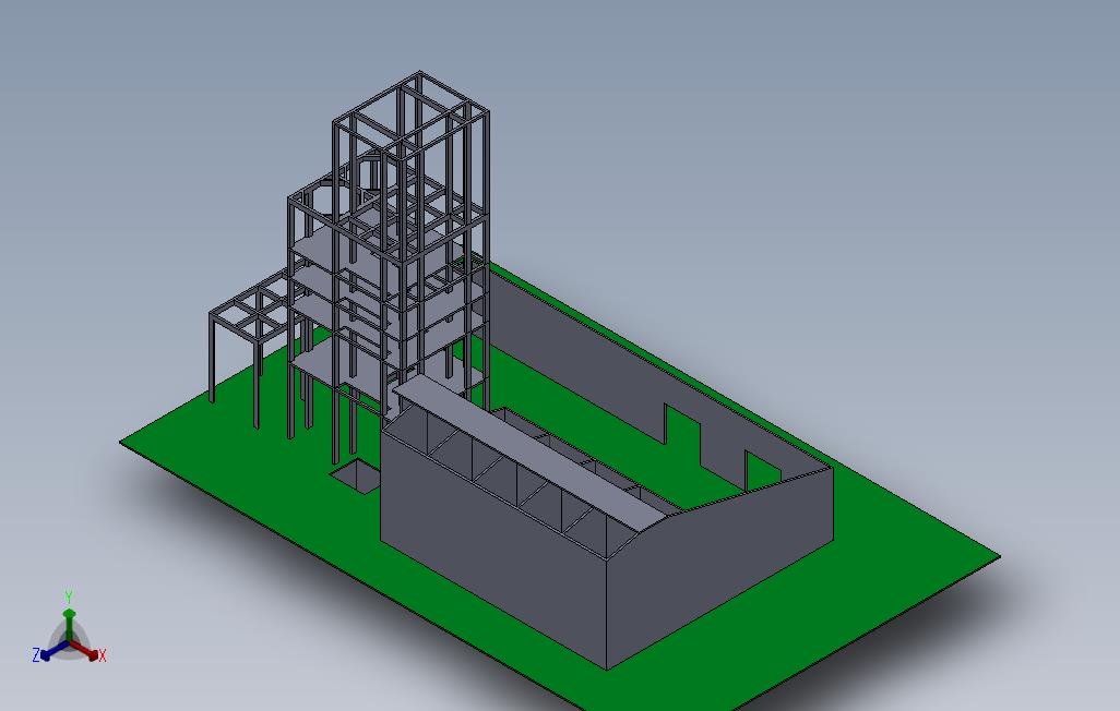 我学习建筑设计师。 主视图