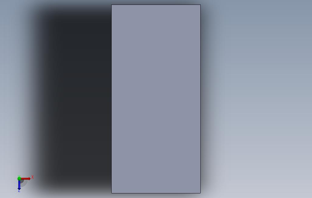 我的第一个Solidworks模型。。 俯视图