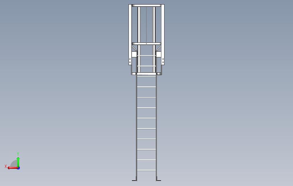 梯子组件-完整型号_SOLIDWORKS 2012_模型图纸免费下载 – 懒石网