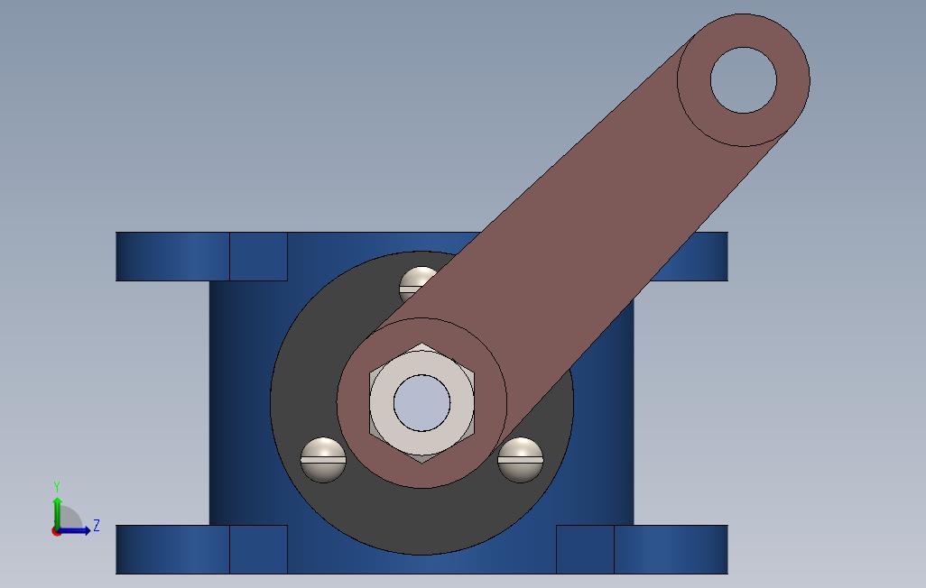 蝶阀-SolidWorks 左侧视图