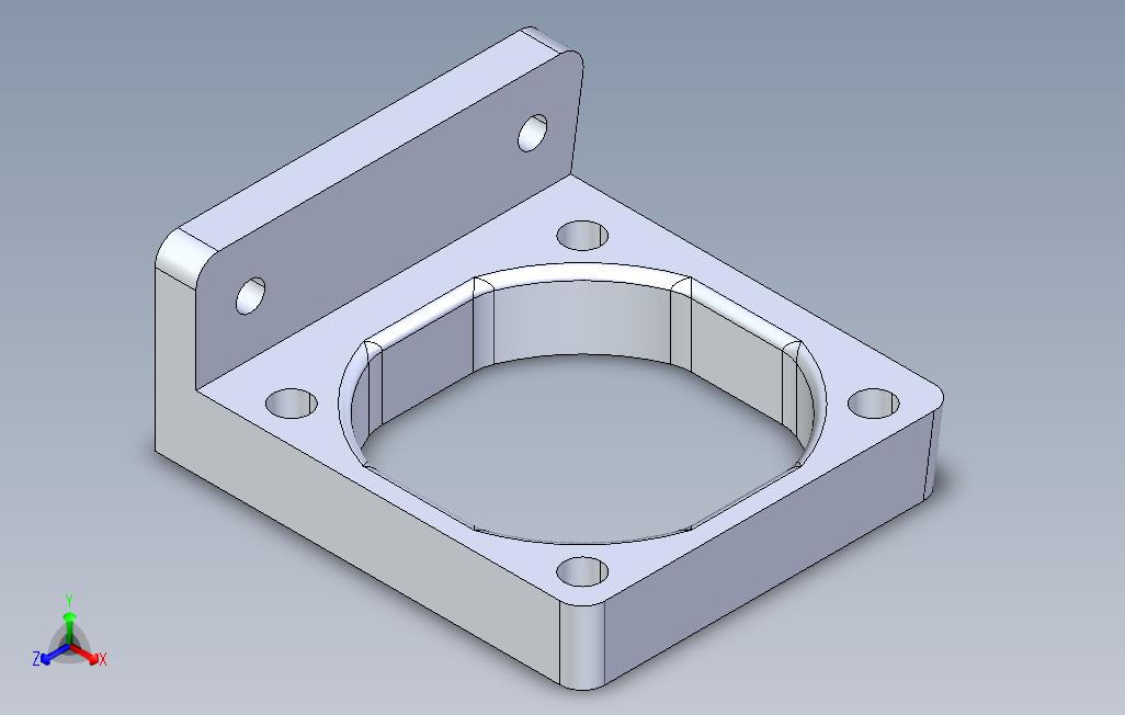 Ender3Proy轴步进风扇4毫米底座