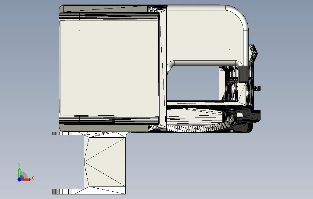 Ender3Ender3Pro直接驱动球管支架 正面视图
