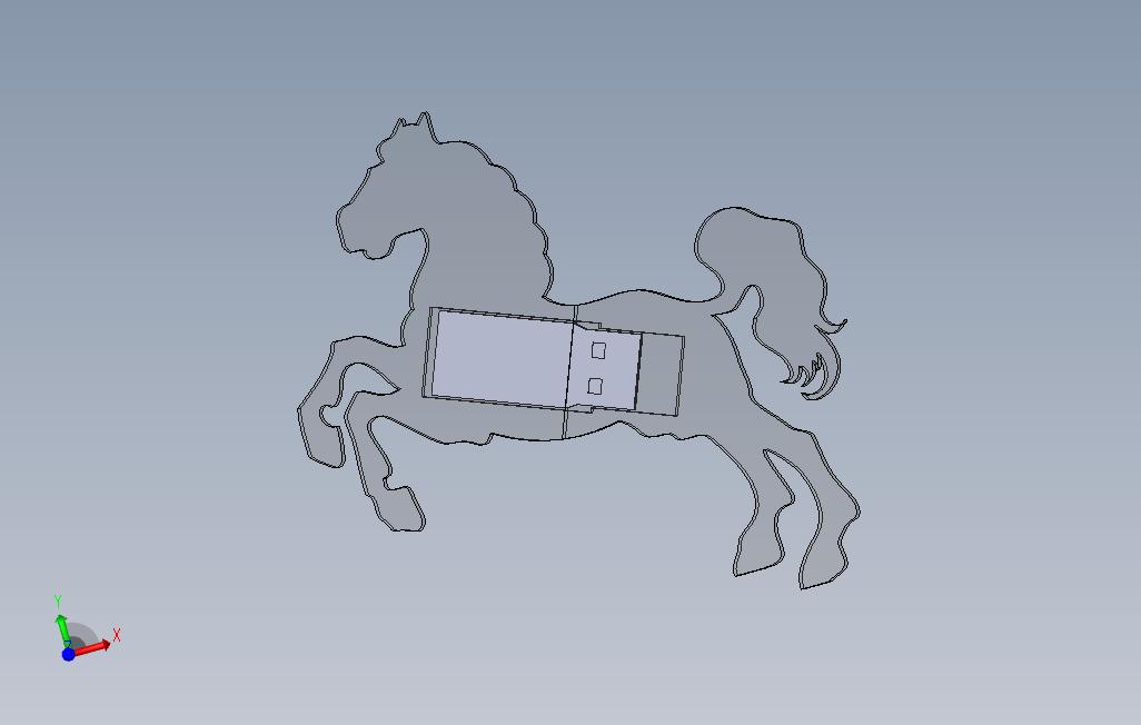 HorseUSB接口 主视图