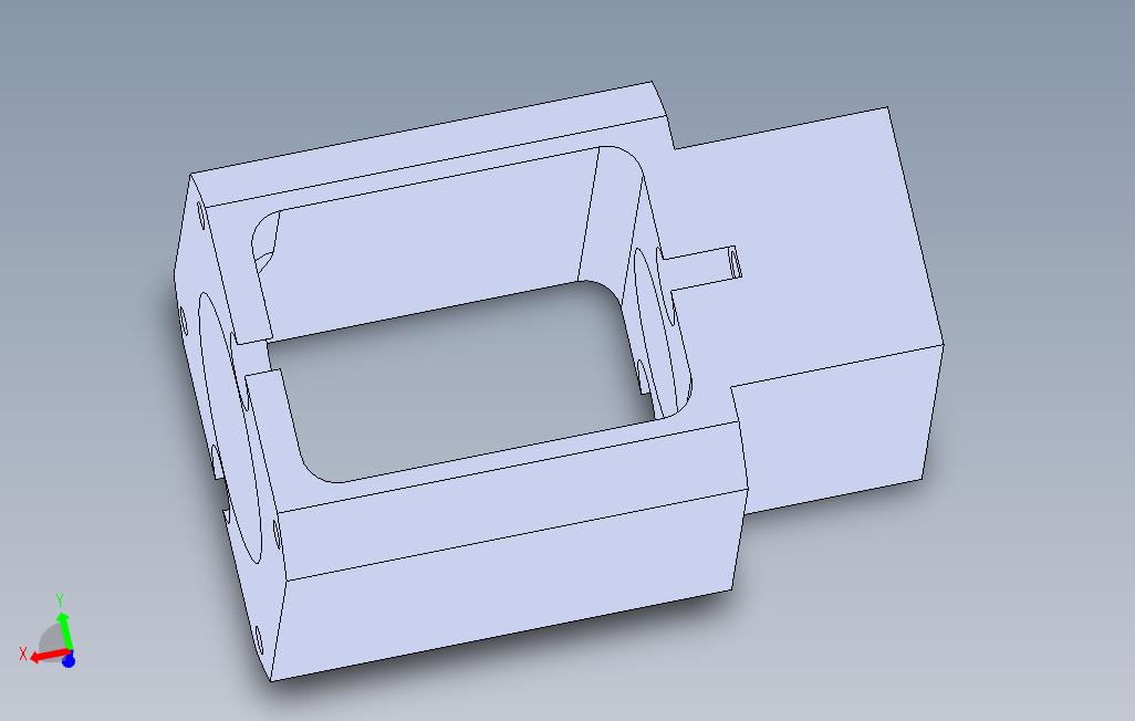 Bf2型发动机壳体 Solidworks 2016 模型图纸免费下载 懒石网