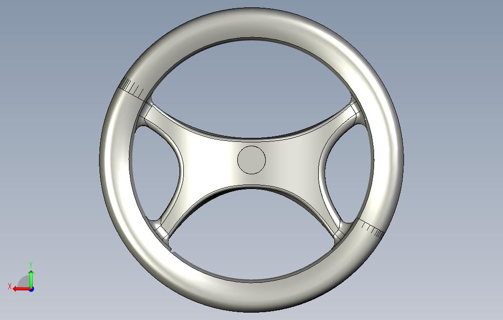 Catia-Steering三维曲线曲面造型 背面视图
