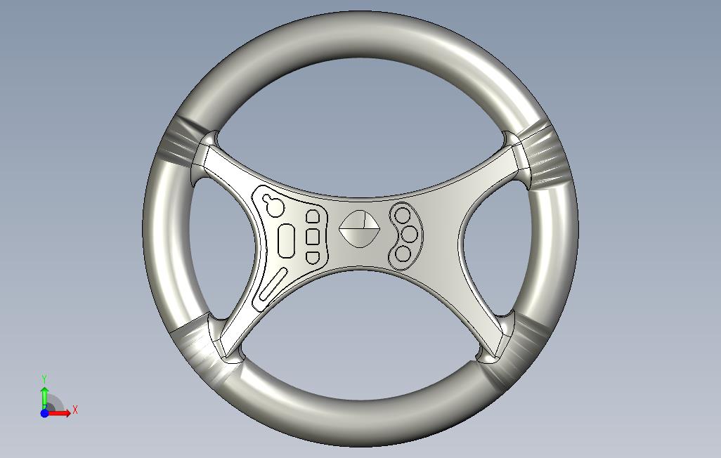 Catia-Steering三维曲线曲面造型 正面视图