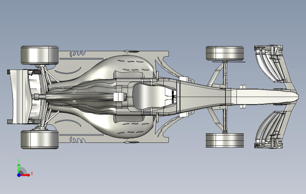 F1赛车 正面视图
