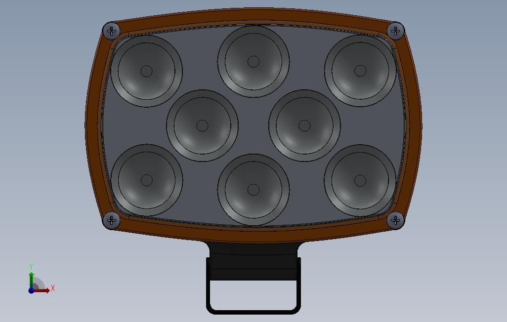 LED工作灯_SOLIDWORKS 2013_模型图纸免费下载 – 懒石网