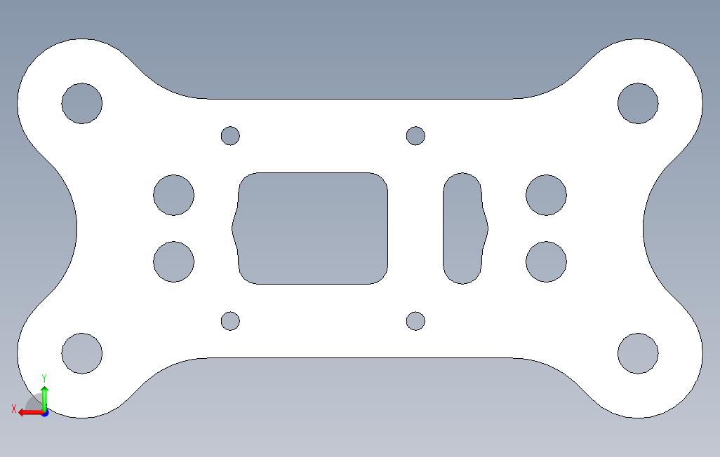 超轻型5“四架直升机 背面视图