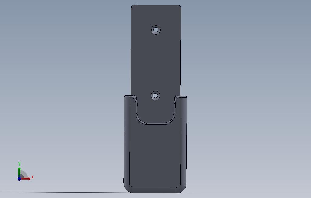 遥控二极管支架 主视图