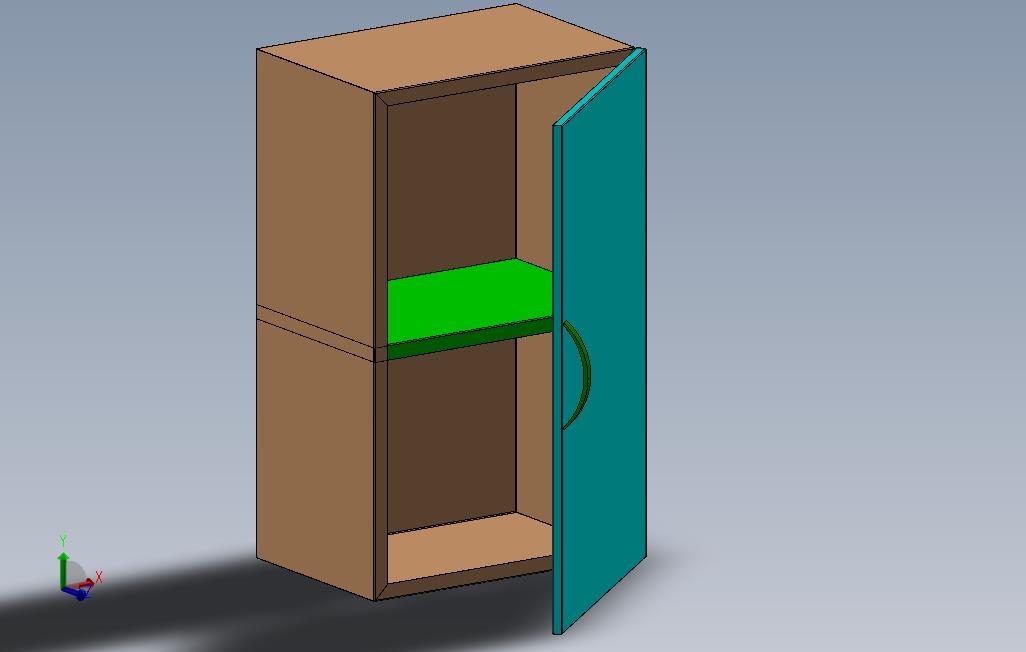 金属薄板衣橱SOLIDWORKS