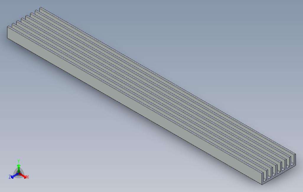 铝散热器15x2x6mm