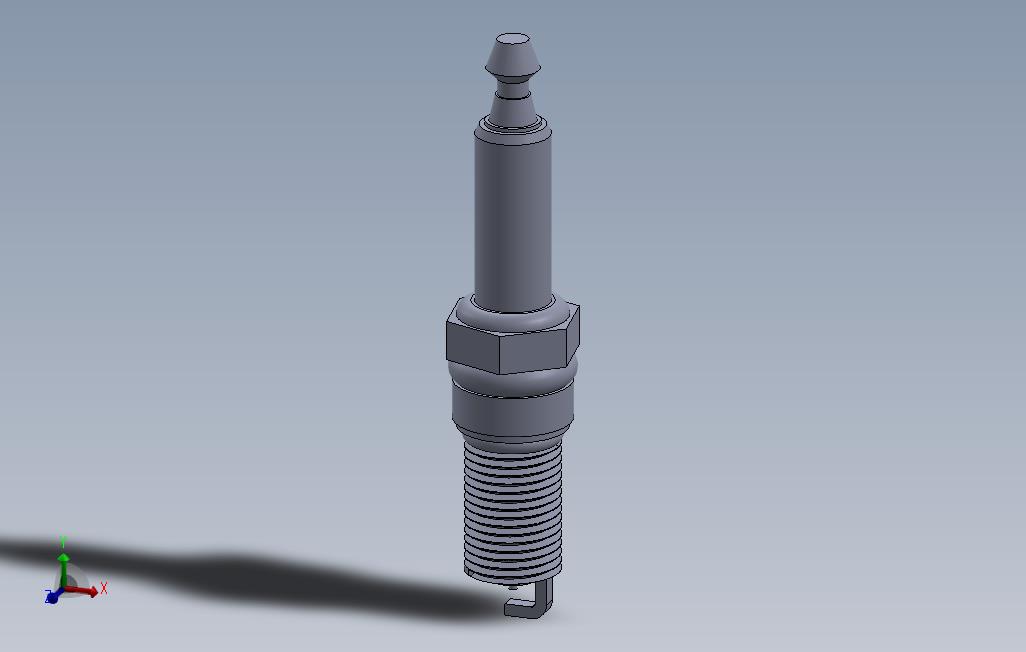 Spark_Plug_SolidWorks_SOLIDWORKS 2014_模型图纸免费下载 – 懒石网