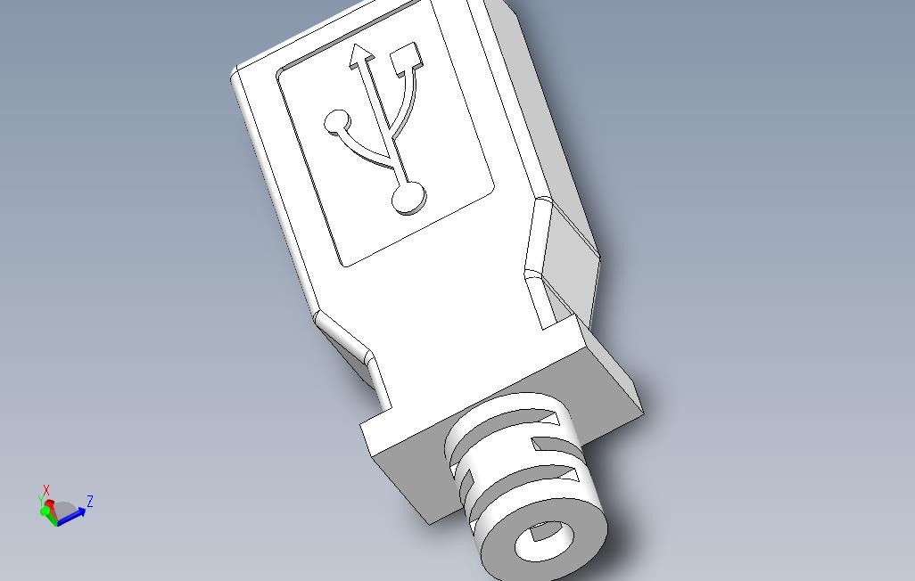 usb接口_SOLIDWORKS 2017_模型图纸免费下载 – 懒石网