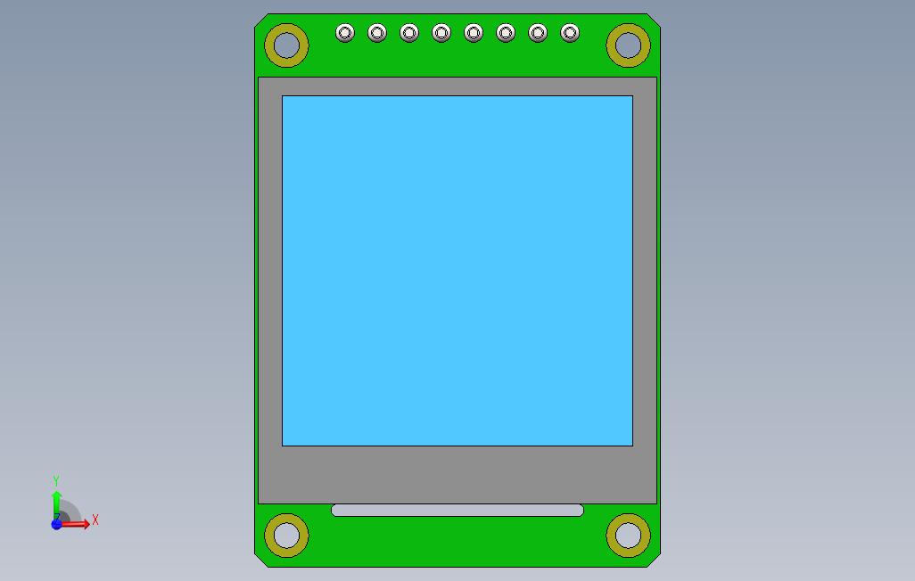 1.54TFT_LCD 正面视图