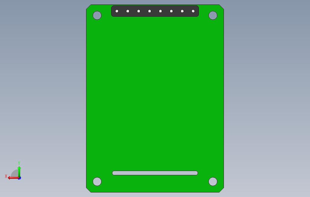1.54TFT_LCD 背面视图