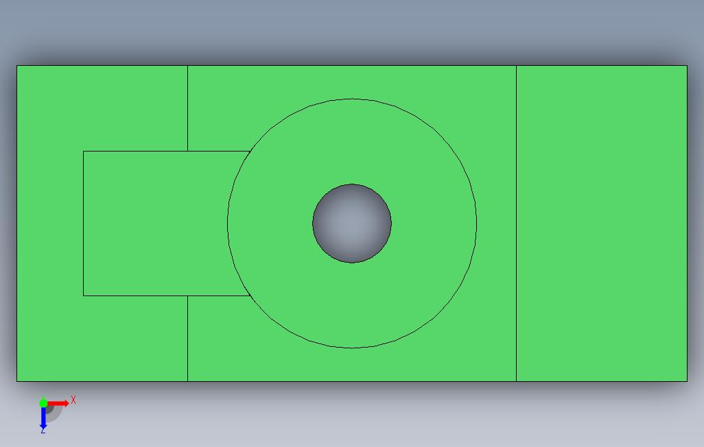 3D打印组件6 俯视图