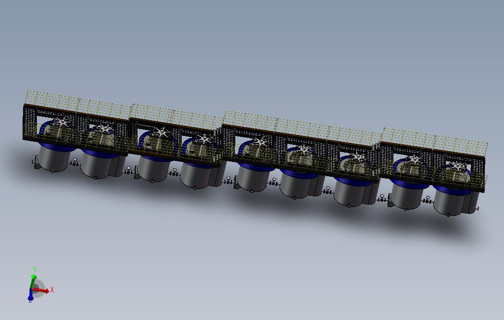 5立方浮选机 Solidworks 2012 模型图纸下载 懒石网