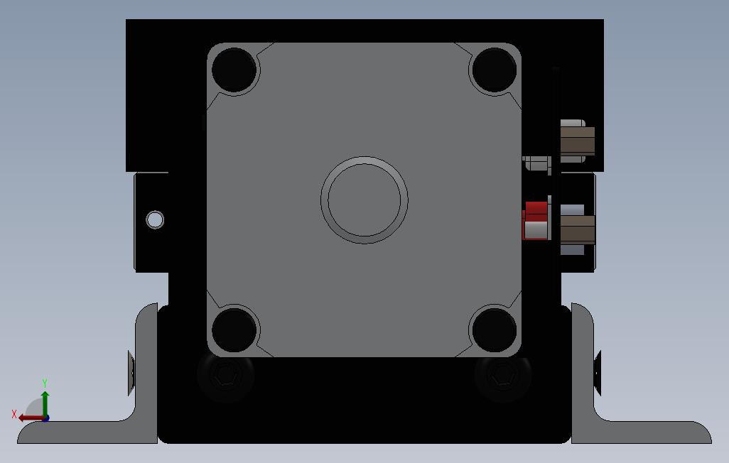 linearactuatorassembly 背面视图